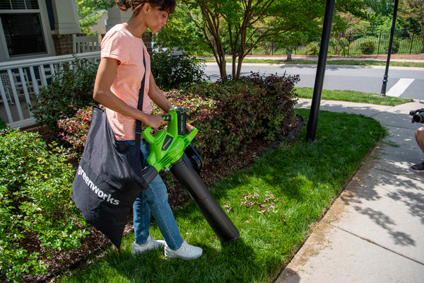 How to Use a Leaf Blower or Vacuum