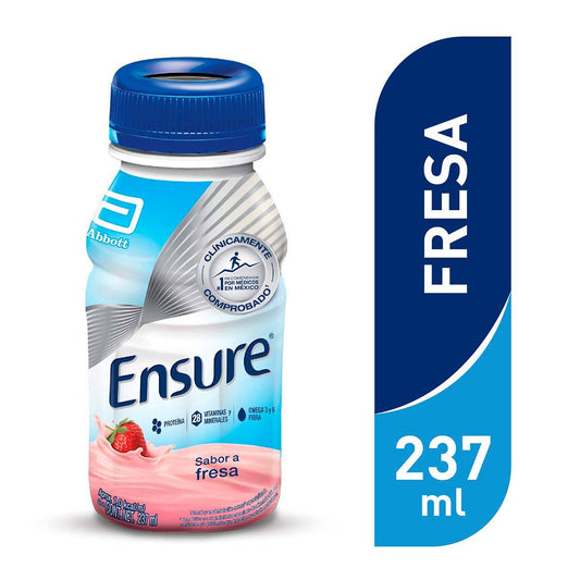 PEDIASURE LIQUIDO FRESA FRASCO 237 ML - Farmacia Pasteur - Medicamentos y  cuidado personal