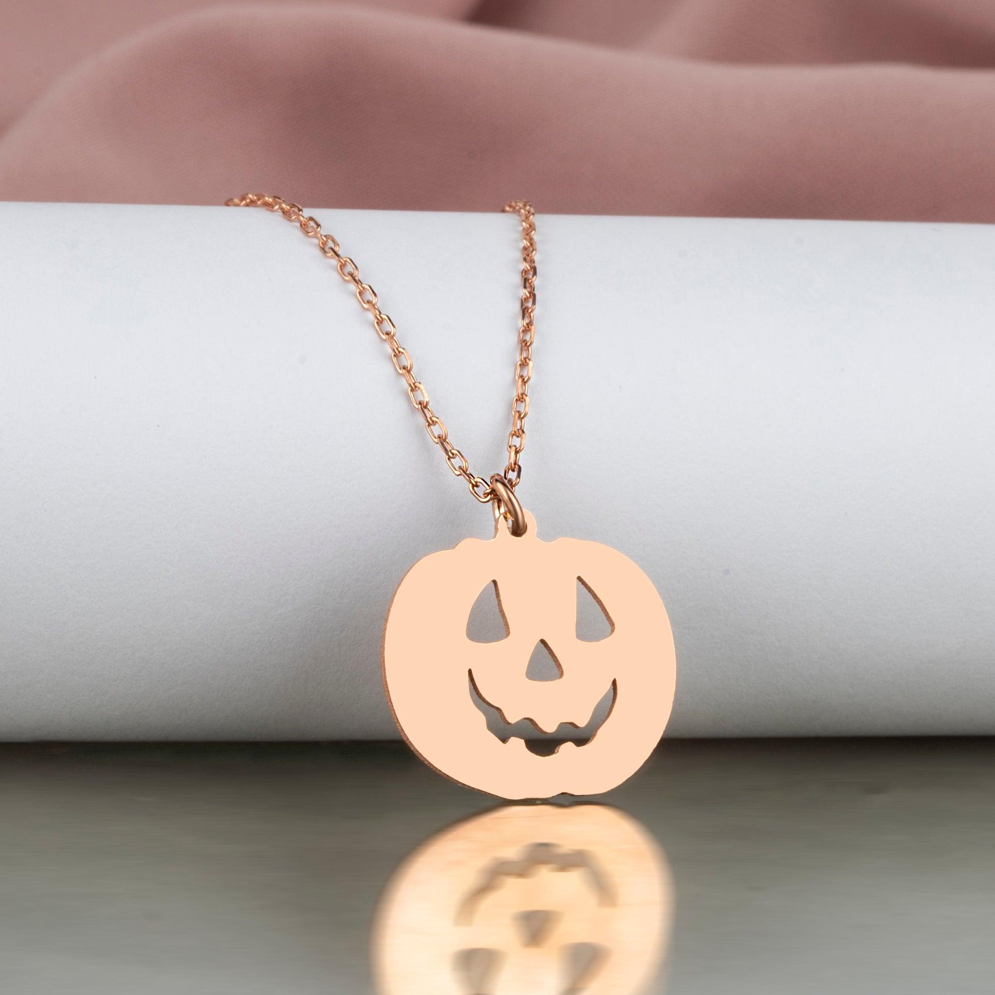 Jack o Lantern Carved Halloween Pumpkin Pendant Necklace or Key Chain Charm  | eBay