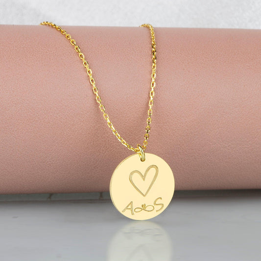 Jewelry, Heart Pendant Letter U Gold Bracelet