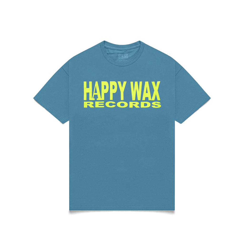 HWR Two Tone Tee - Black – Happy Wax Records