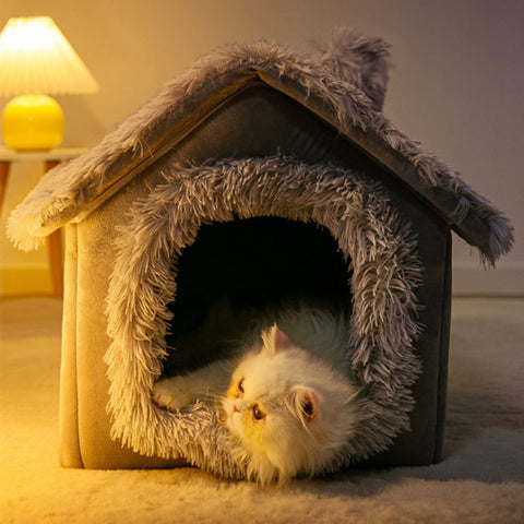 Pet Indoor House Style C -  Foldable & Washable
