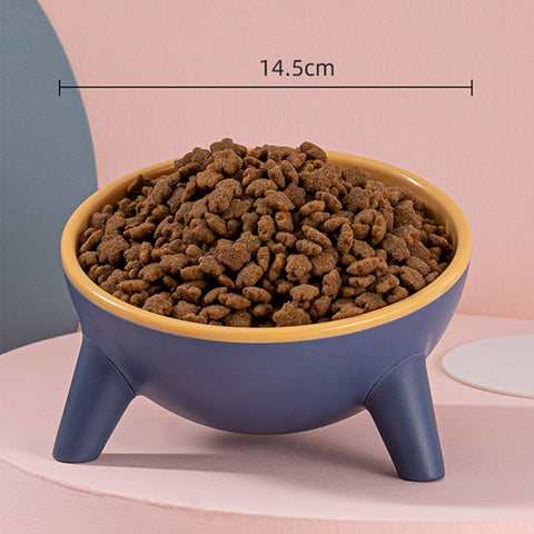 Single Elevated Dog Bowls - 15 Degree Tilted Design | GROOMY