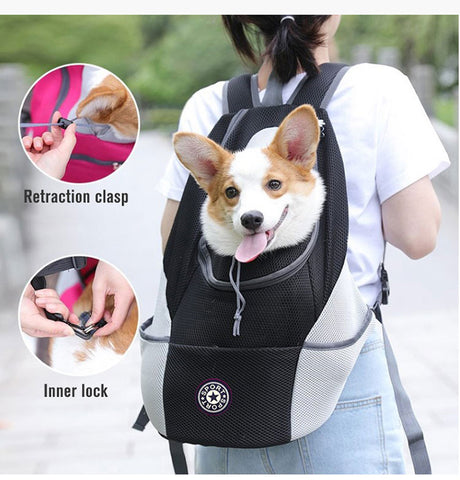 Large Dog Backpack Carrier - Pet Carrier & Purse | GROOMY