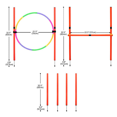Dog Agility Jumping Set - GROOMY