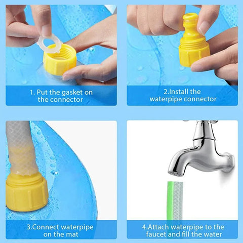 Dog Splash Pad - Inflatable Pool | GROOMY