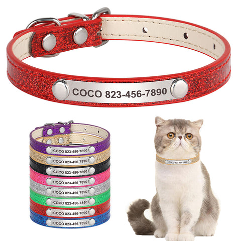 Anti-lost Cat ID Collar - Engrave Your Pet's ID - Groomy