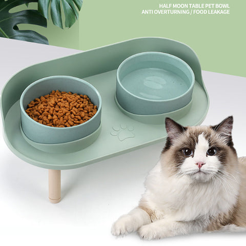 Double Feeding Bowl Pets - Groomy