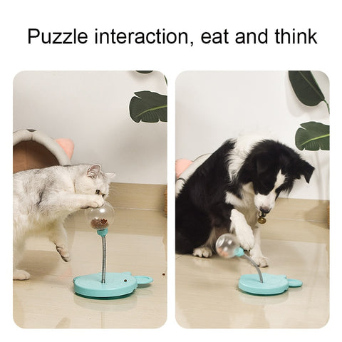 Jouet gobelet pour animaux de compagnie, jouet de nourriture qui fuit pour  chien jouet interactif pour