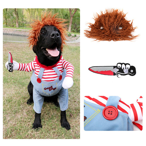 Pet Halloween Knife Costume- Groomy
