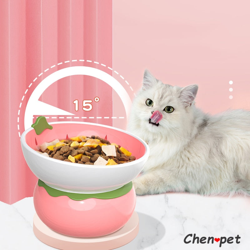 Elevated Cat Food Bowls - Fruit Shape
