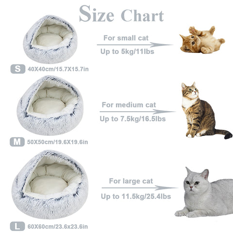 Round Cat House Basket- Groomy