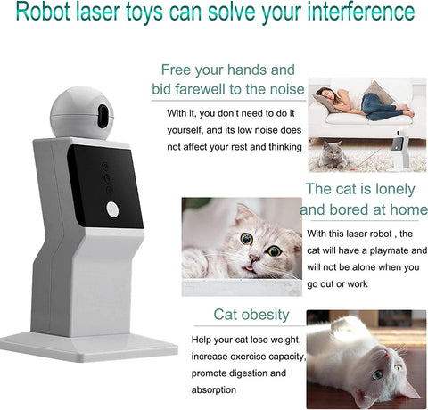 Interactive Cat Laser Toy - Groomy