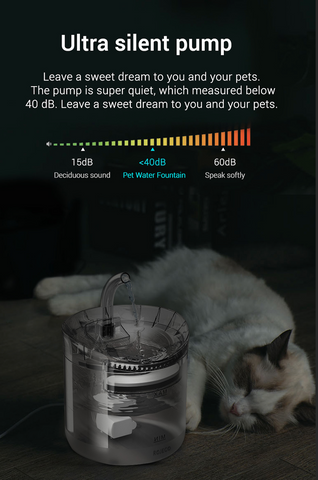 Automatic Cat Water Fountain - Type A | GROOMY