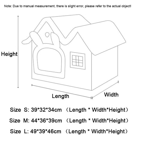 Indoor Dog House Style E - Foldable &  | GROOMY