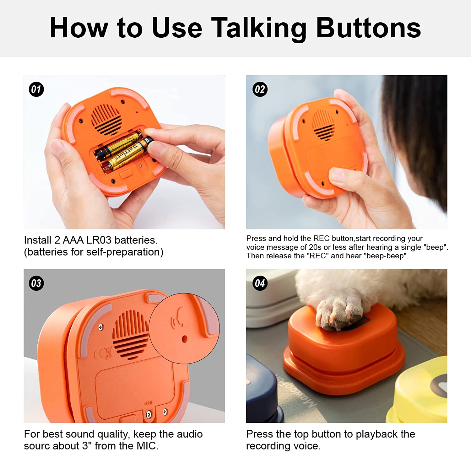 Talking Dog Buttons Toy-image-7