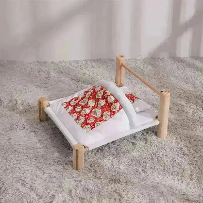 Wooden Cat Bed Hammock