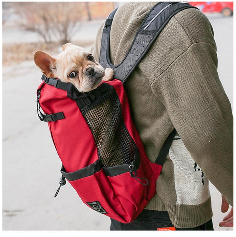 Dog Carrier - Wool, Red and Black Plaid by Canine Styles est. 1959