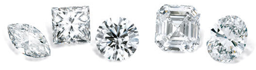 Loose Diamonds in Various Cuts