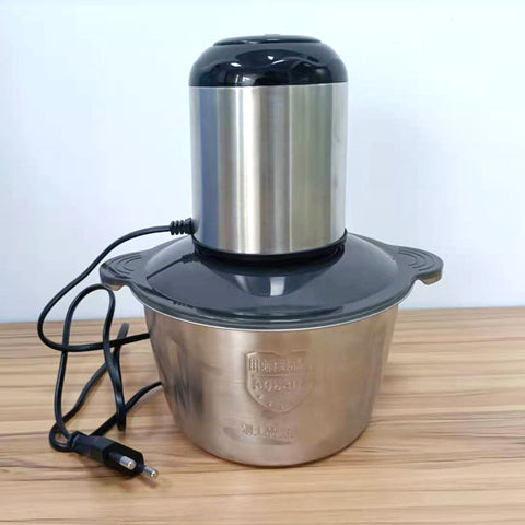 300W Electric Food Chopper 2L (8-Cup) Glass Bowl and 4 Sharp