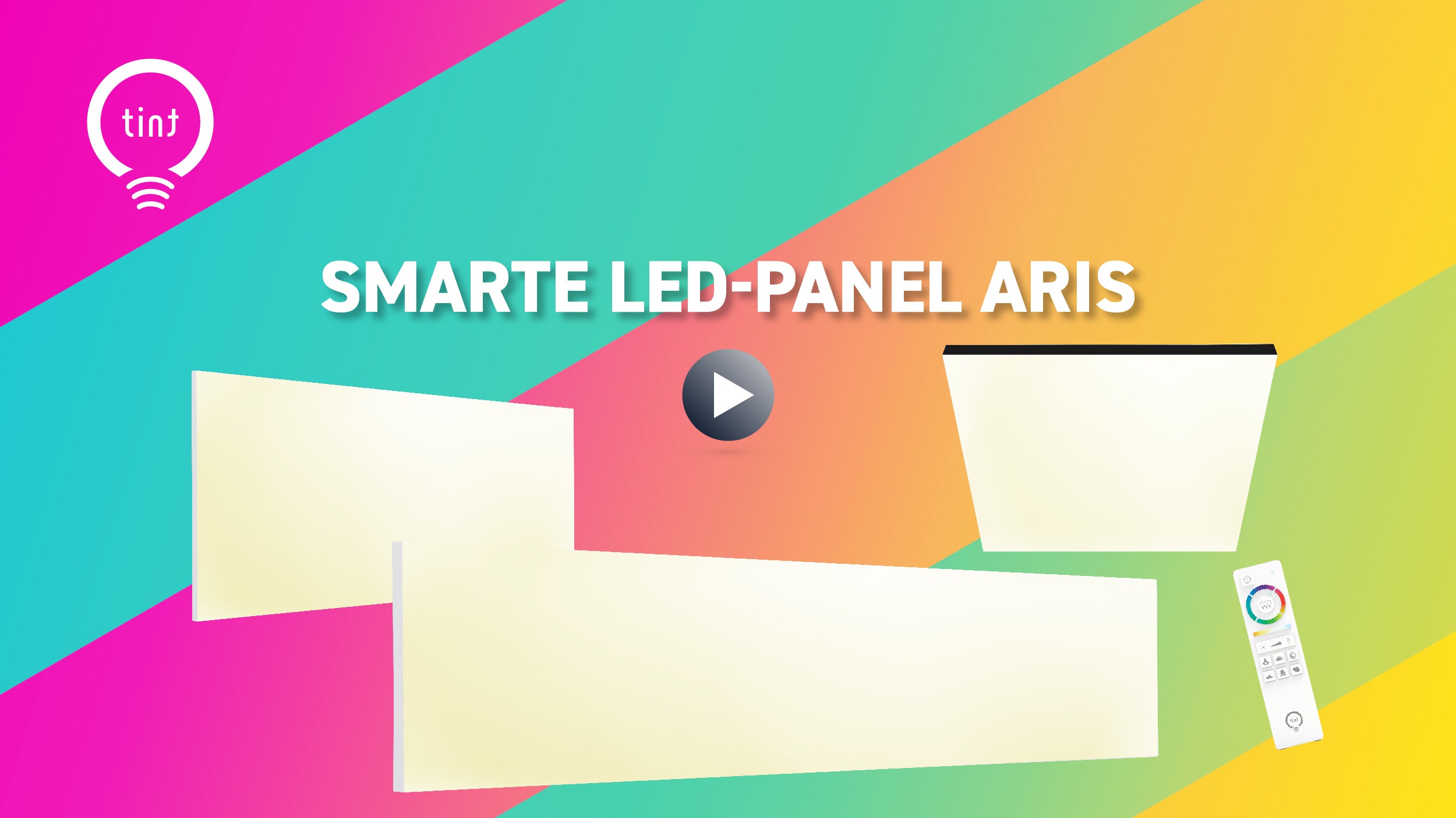 Video: tint. Smartes Licht LED-Panel Aris