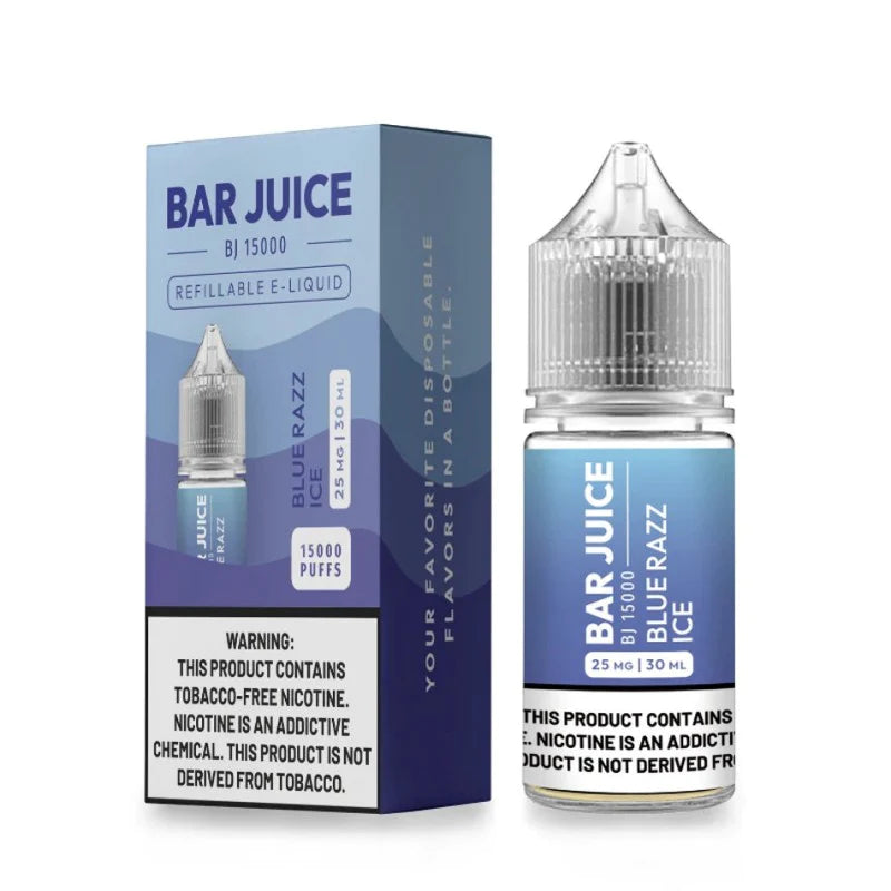 Blue Razz Ice by Bar Juice BJ15000 Salts 30mL