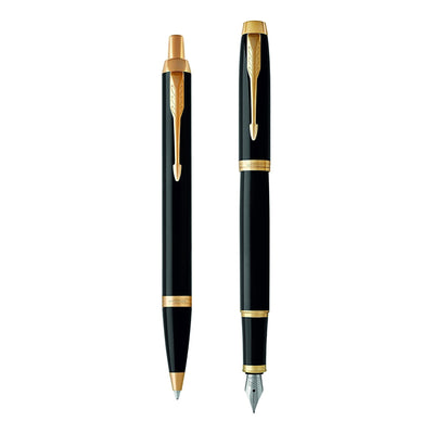 PARKER PROFESSIONAL PEN SET IM DUO BLK GT FP+BP