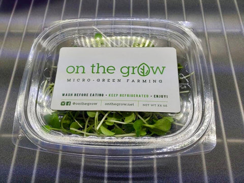 On The Grow Microgreens Labeling