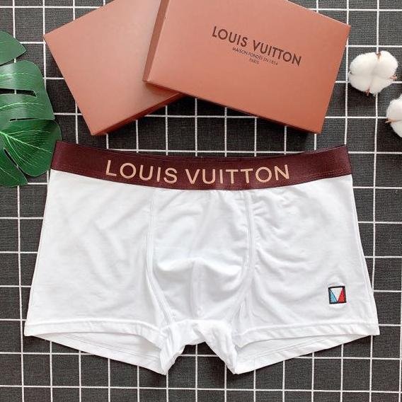 Louis Vuitton LV Briefs Shorts Underpants Male Cotton Underwear-4