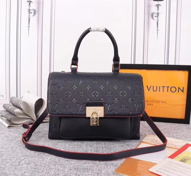 Louis Vuitton LV Newest Popular Women Leather Handbag Tote Crossbody-14