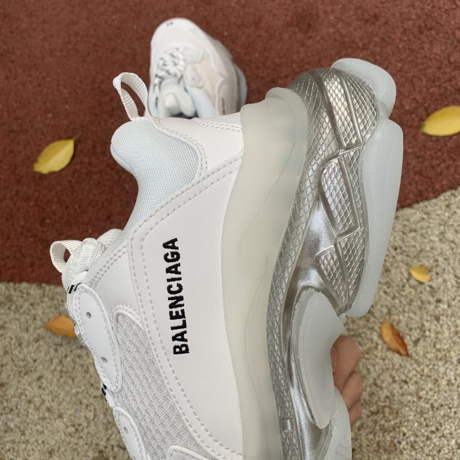 Balenciaga Triple S Sneaker White/Iridescent from biubiuover