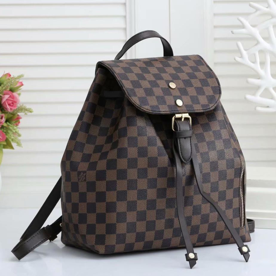 Louis Vuitton LV Hot Selling Retro Backpack Classic Tie Bag Mouth