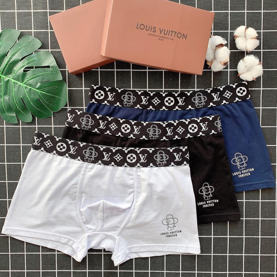 Louis Vuitton LV Briefs Shorts Underpants Male Cotton Underwear 