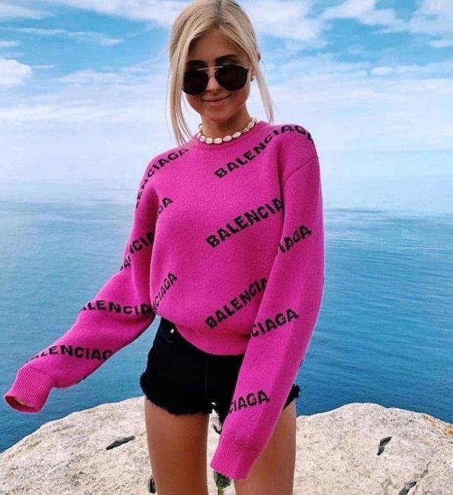 Balenciaga Round Neck Sweater Pullover-7