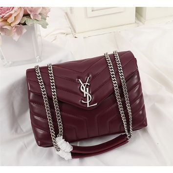 ysl women leather shoulder bag satchel tote bag handbag shopping leather tote crossbody satchel shou