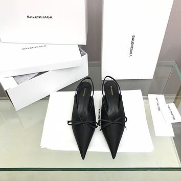 Balenciaga Women Casual Shoes Boots fashionable casual leather W