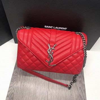 ysl women leather shoulder bags satchel tote bag handbag shoppin