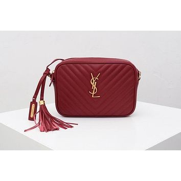 ysl women leather shoulder bags satchel tote bag handbag shoppin