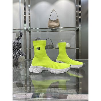 Balenciaga Sock Boots Woman Men Fashion Breathable Sneakers Runn