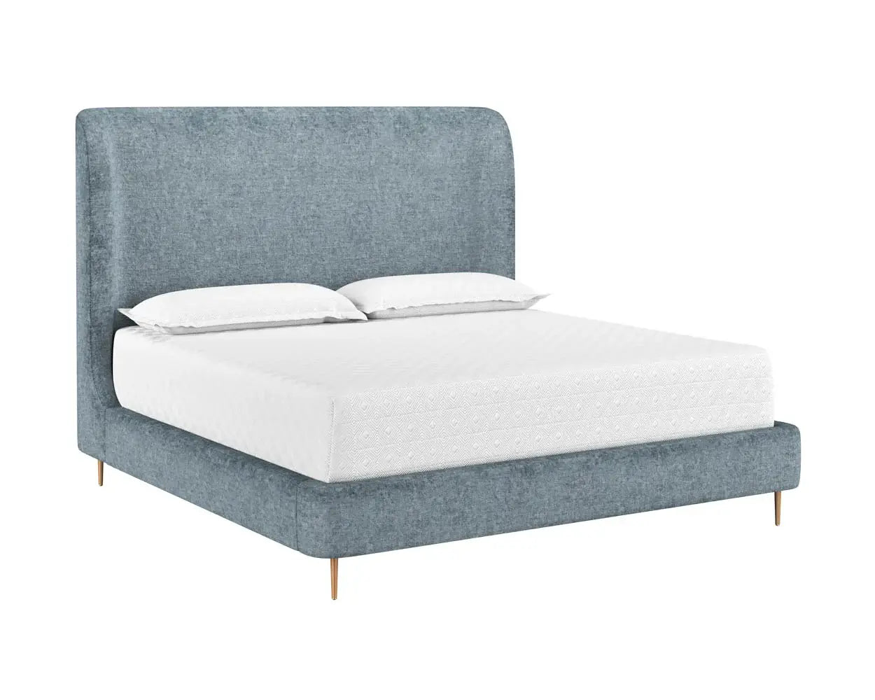 Bergen French Blue Tierra King Bed