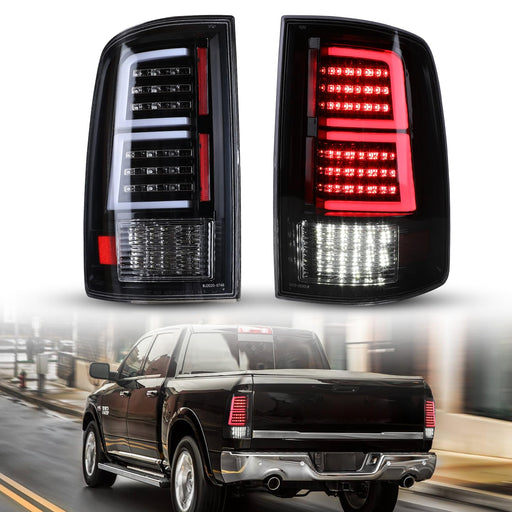 WOLFSTORM LED Tail Lights Assembly Fit for 2009-2018 Dodge Ram 1500/25