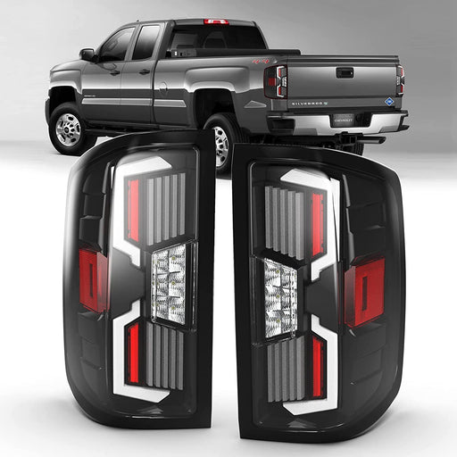 WOLFSTORM LED Tail Lights for 1999-2006 Chevy Silverado 1500 2500 3500