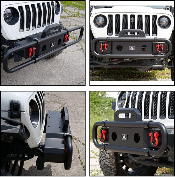 Front Bumper for 2008-2017 Jeep JK / 2018-2021 Jeep Wrangler JL/JLU / |  WOLFSTORM