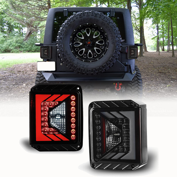 2007-2018 Jeep wrangle JK/JKU LED Tail Lights | WOLFSTORM