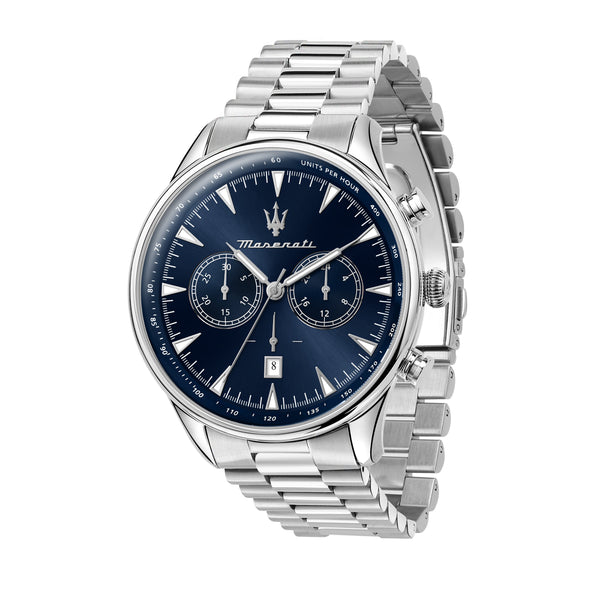 Sfida Chrono (R8871640004) Blue Maseratistore Watch Dial - –