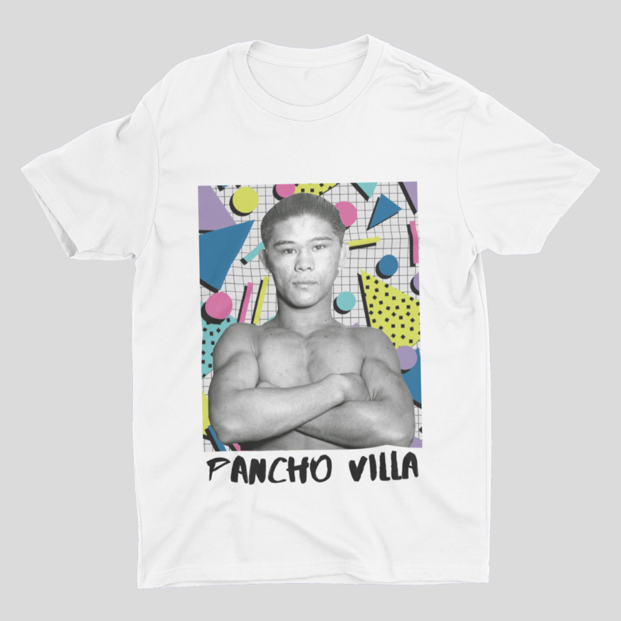 Præfiks Macadam Sinis Pancho Villa 80s Style” Boxing T-Shirt – Art of Ringcraft