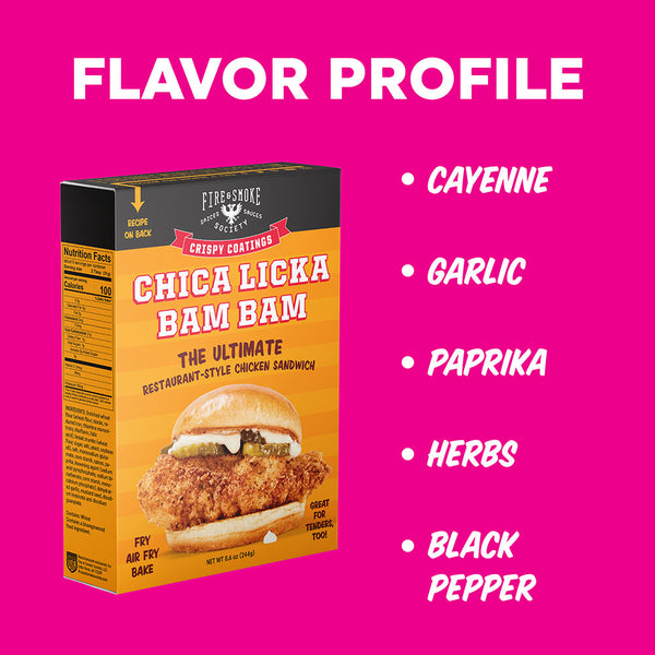 Chica Licka Bam Bam Crispy Coatings Flavor Profile
