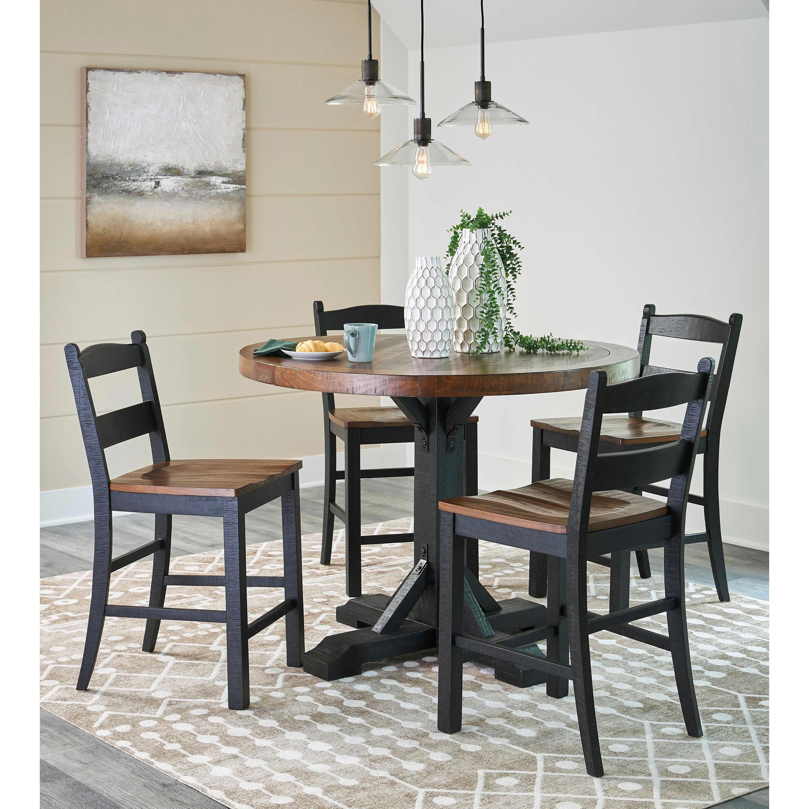 Signature Design by Ashley Valebeck D546D20 5 pc Counter Height Dining Set
