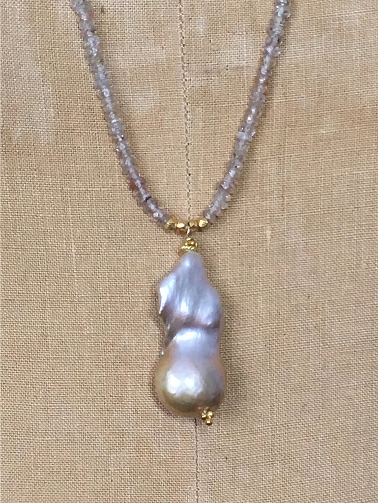 Alicia Van Fleteren, Necklace - Pearl Zircon – Atelier Francesca