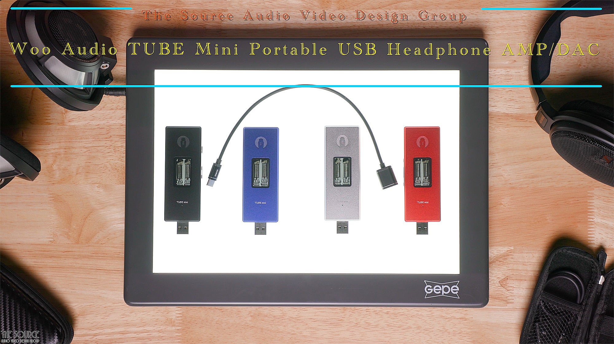 Woo Audio TUBE Mini Portable USB Headphone Tube Amplifier and DAC